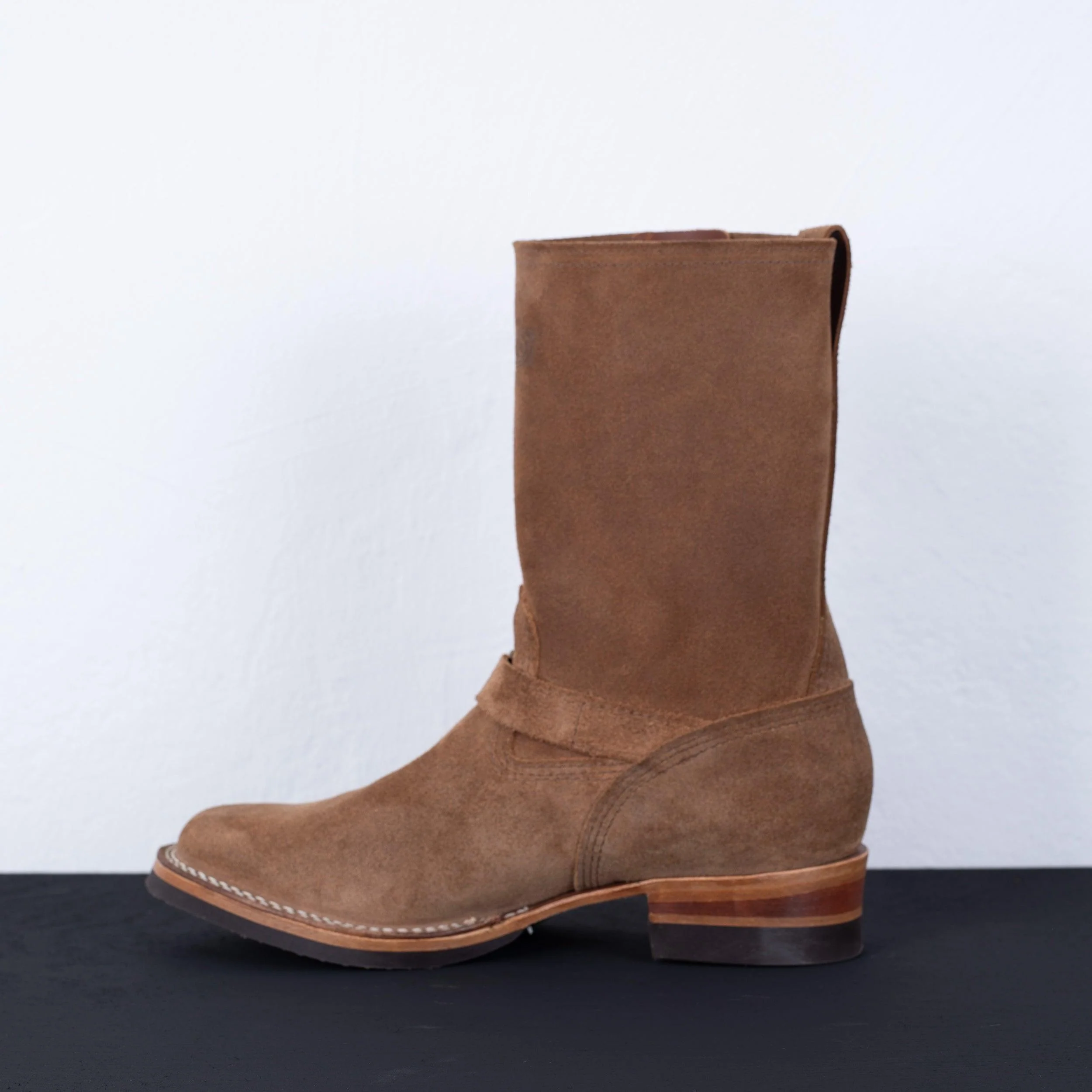 WE-BRITTAN7710705 - Wesco Custom Boss - Roughout British Tan - Image 6