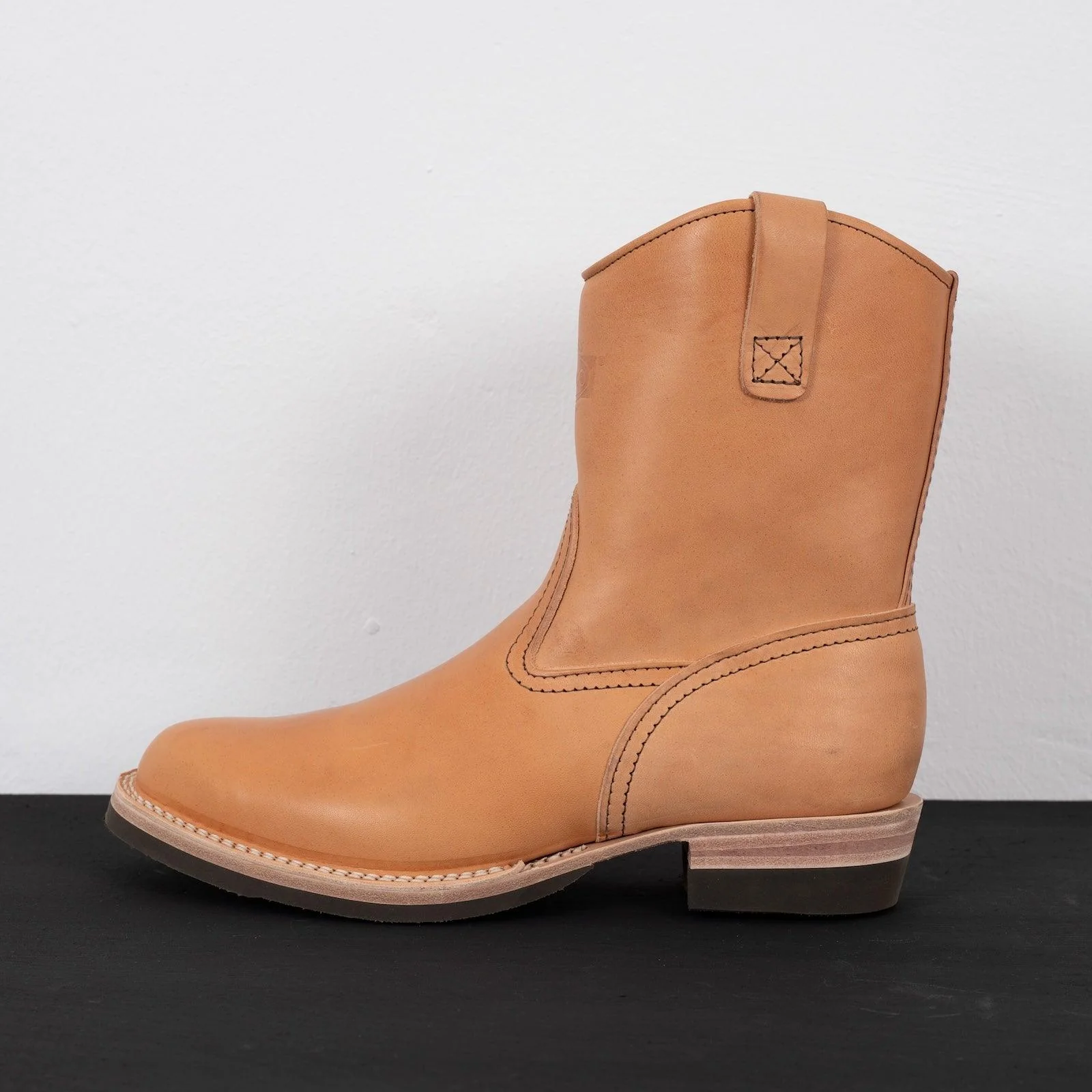 WE-SP0991WBR-9 - Wesco Custom Morrison Horsehide Size 9 - Natural - Image 5