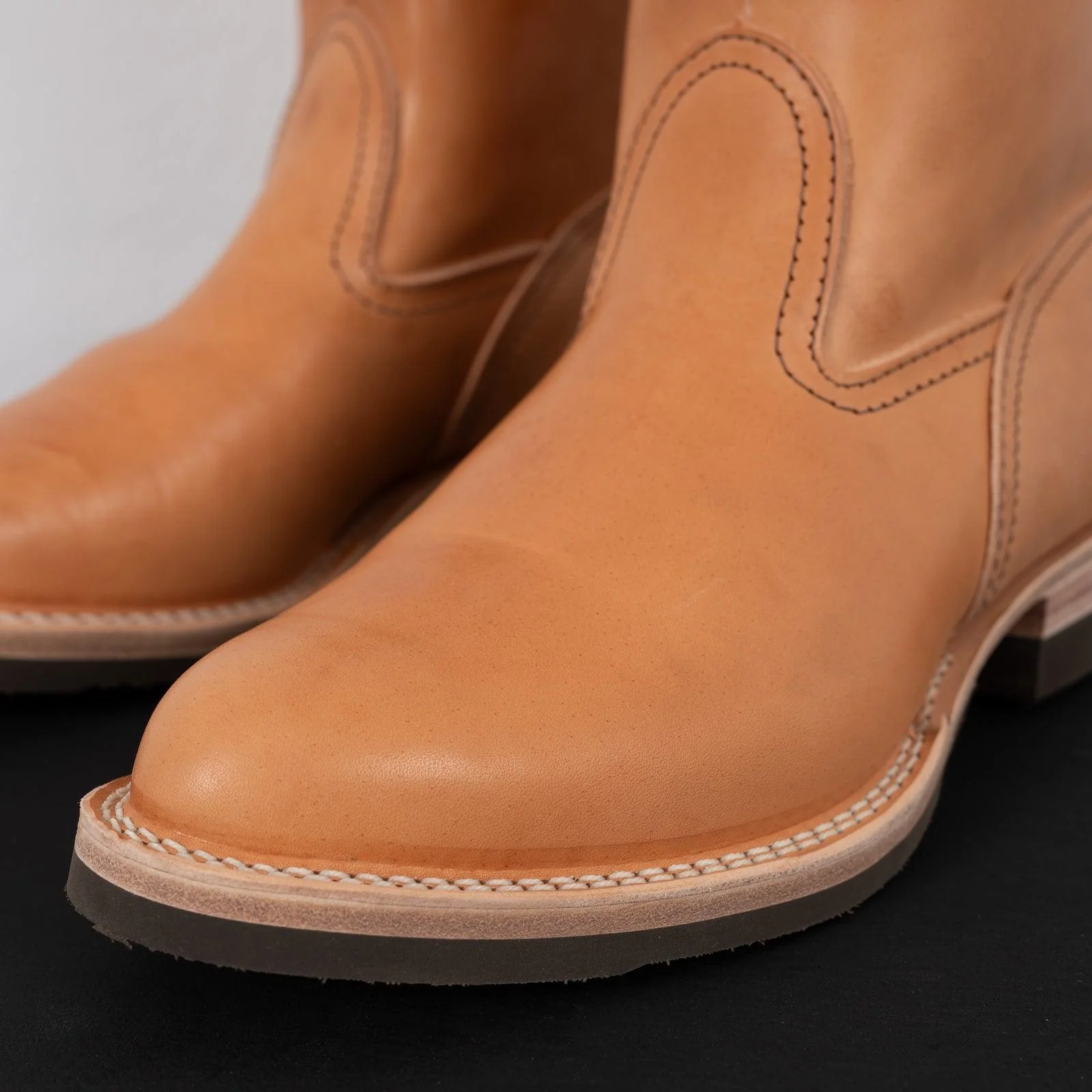 WE-SP0991WBR-9 - Wesco Custom Morrison Horsehide Size 9 - Natural - Image 8