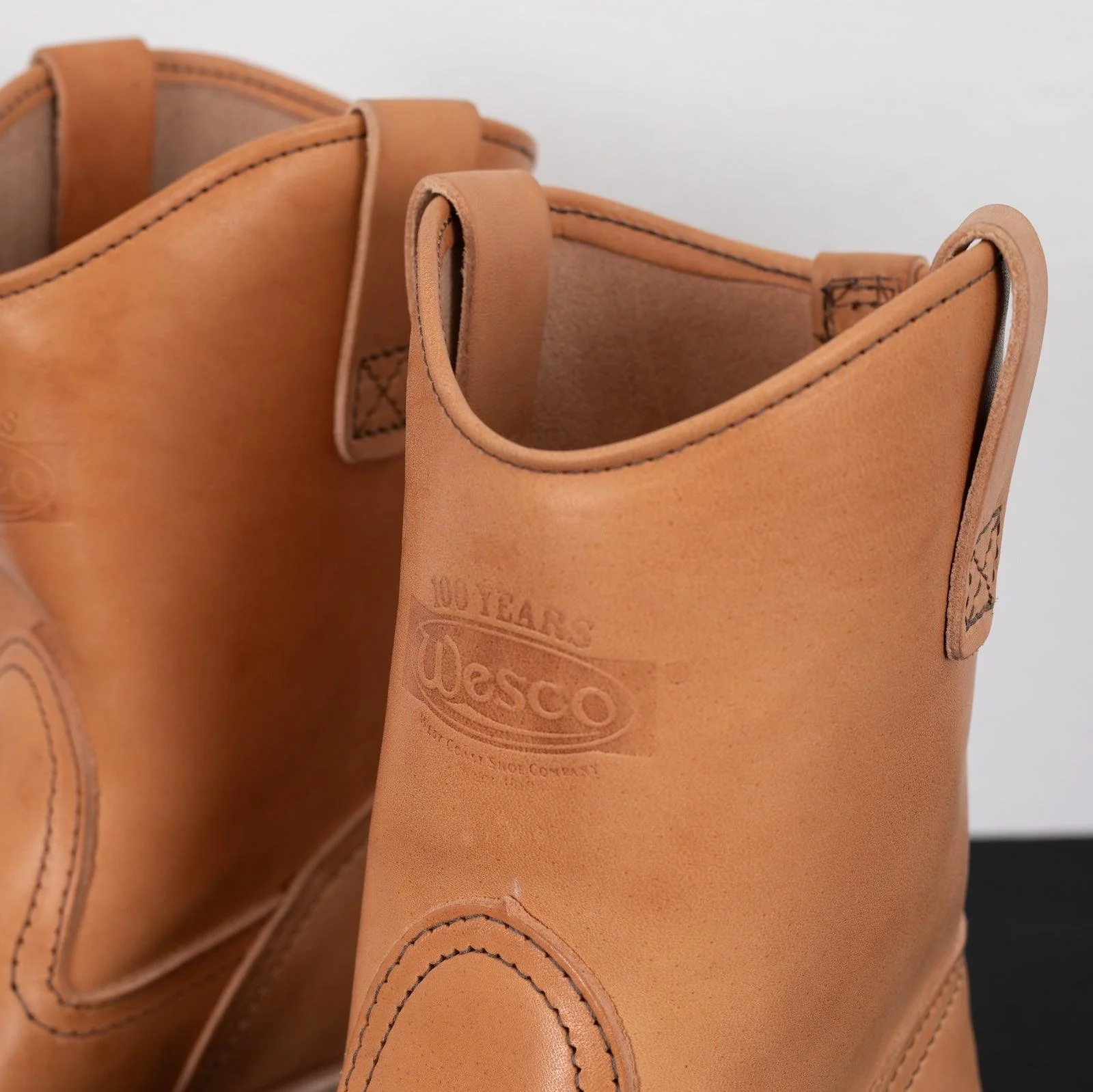 WE-SP0991WBR-9 - Wesco Custom Morrison Horsehide Size 9 - Natural - Image 9